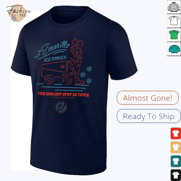 Amarillo Texas Tee Ice Ranch Vintage Style T Shirt