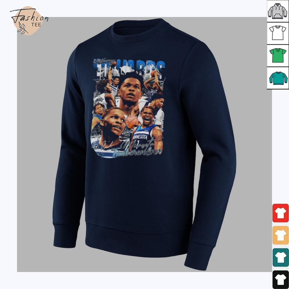 Anthony Edwards Minnesota Timberwolves Homage Vintage Bootleg 2025 Shirt Anthony Edwards Minnesota Timberwolves Homage Vintage Bootleg 2025 Shirt