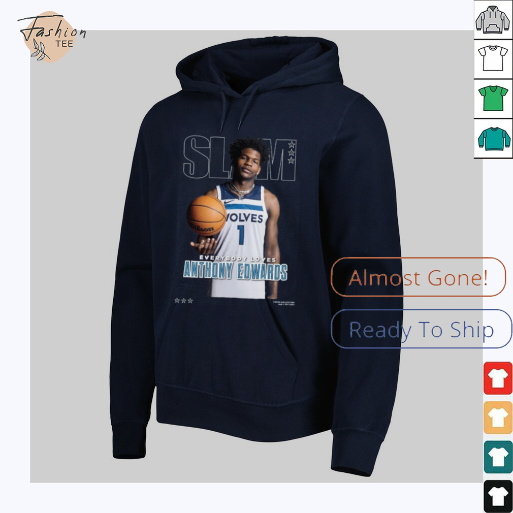 Anthony Edwards Minnesota Timberwolves SLAM Cover T Shirt_4_11zon Anthony Edwards Minnesota Timberwolves SLAM Cover T Shirt_4_11zon