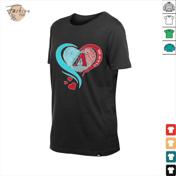 Arizona Diamondbacks it’s in my DNA heart 2025 shirt
