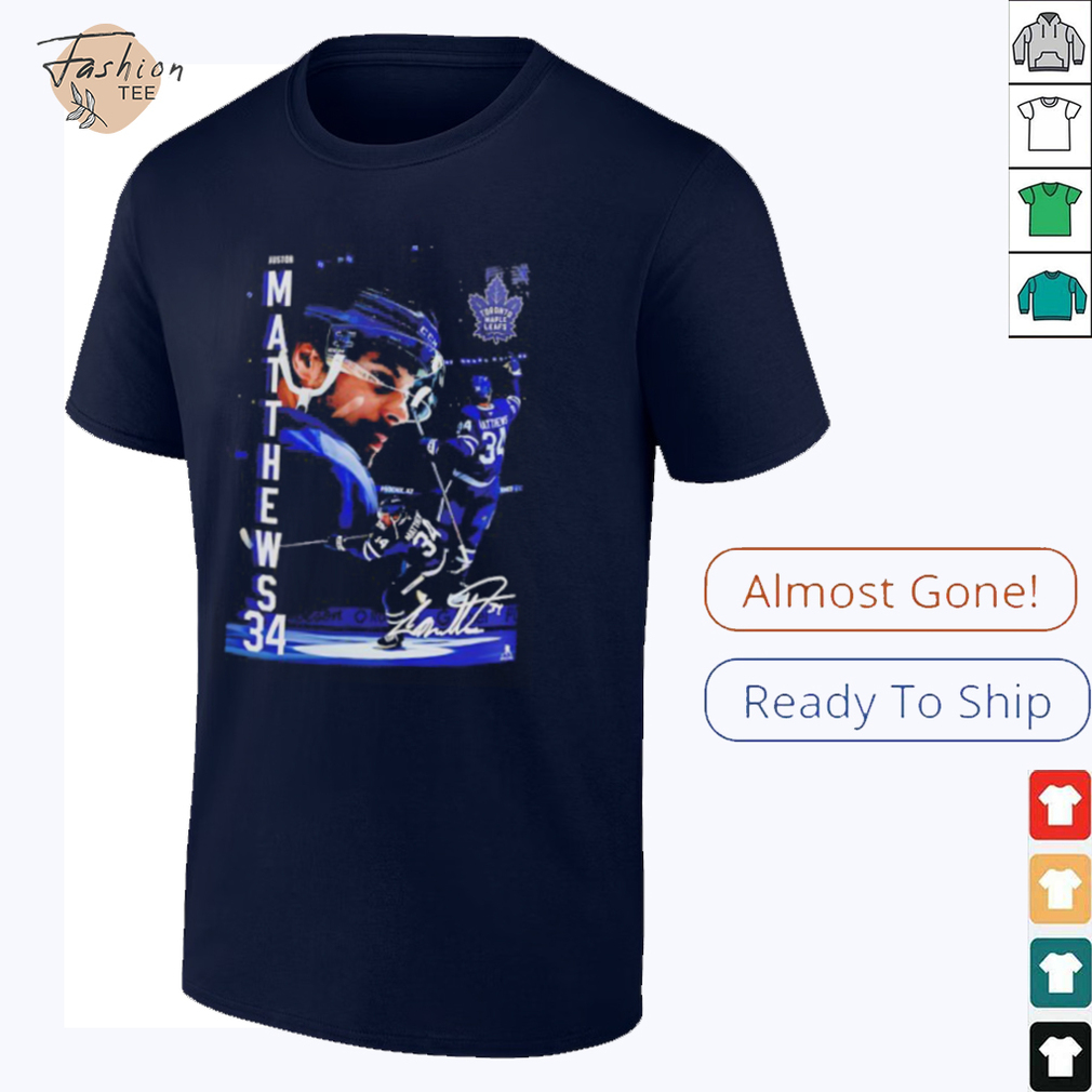 Auston Matthews Toronto Maple Leafs hockey signature shirt Auston Matthews Toronto Maple Leafs hockey signature shirt