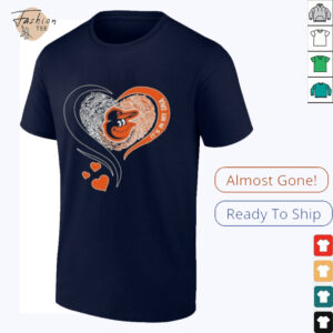 Baltimore Orioles It’s In My DNA Heart T Shirt