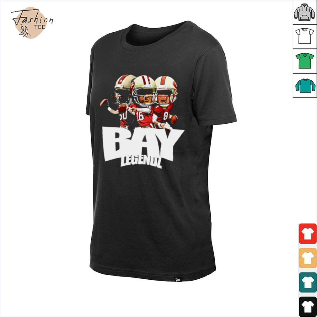 Bay Legendz Jerry Rice Joe Montana Steve Young San Francisco 49ers shirt Bay Legendz Jerry Rice Joe Montana Steve Young San Francisco 49ers shirt