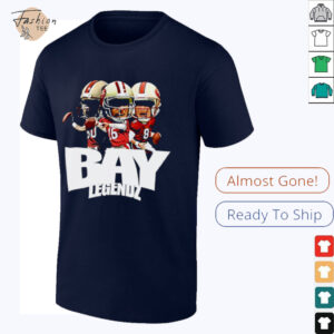 Bay Legendz Jerry Rice Joe Montana Steve Young San Francisco 49ers shirt