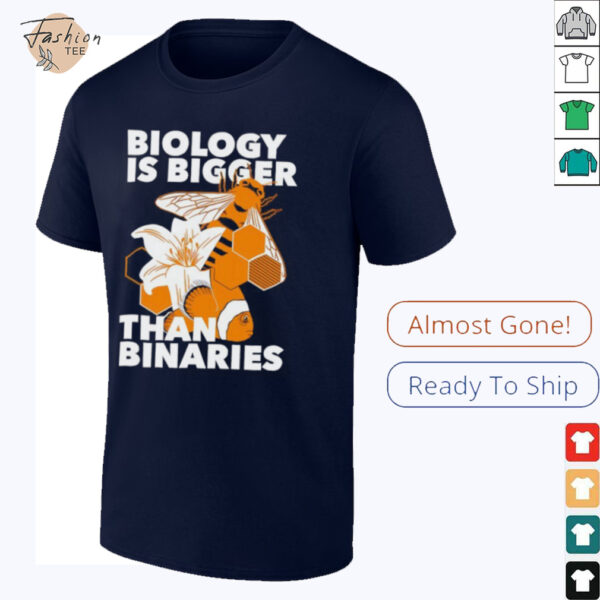 Bee and Nemo fish biology is bigger than binaries shirt