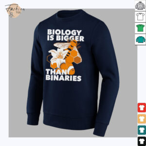 Bee and Nemo fish biology is bigger than binaries shirt
