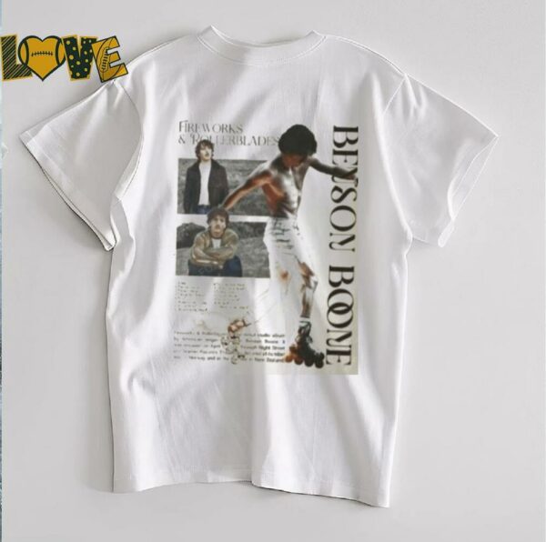 Benson Boone Fireworks World Tour 2025 T Shirt