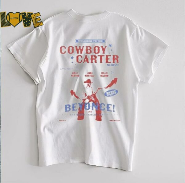 Beyonce Cowboy Carter Vintage Tour T Shirt