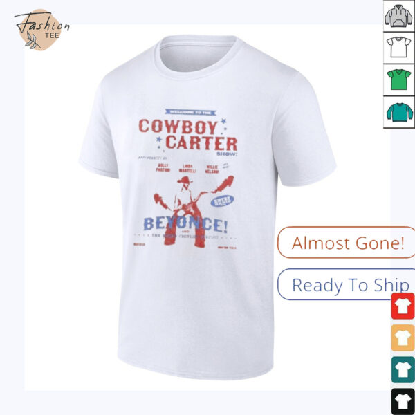 Beyonce Cowboy Carter Vintage Tour T Shirt