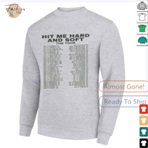 Billie Eilish Womenâ€™s Hit Me Hard Tour T Shirt