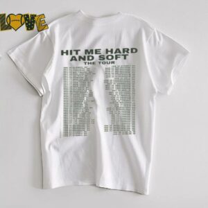Billie Eilish Womenâ€™s Hit Me Hard Tour T Shirt
