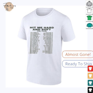 Billie Eilish Womenâ€™s Hit Me Hard Tour T Shirt