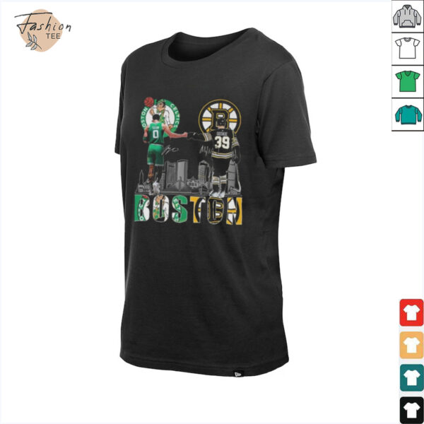 Boston Celtics x Boston Bruins Signatures T Shirt