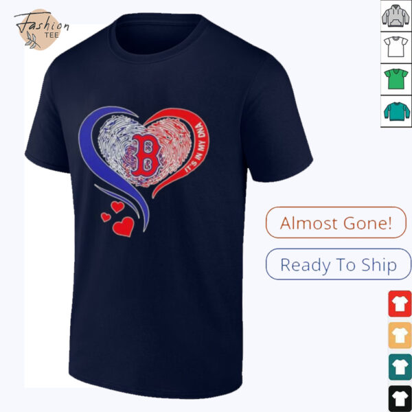 Boston Red Sox It’s In My DNA Heart T Shirt