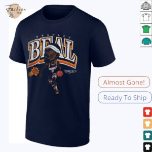 Bradley Beal Phoenix Suns basketball player cartoon signature shirt
