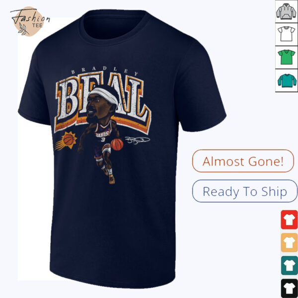 Bradley Beal Phoenix Suns basketball player cartoon signature shirt