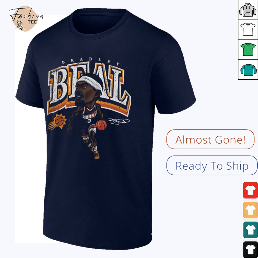 Bradley Beal Phoenix Suns basketball player cartoon signature shirt Bradley Beal Phoenix Suns basketball player cartoon signature shirt