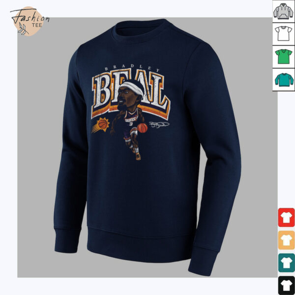 Bradley Beal Phoenix Suns basketball player cartoon signature shirt