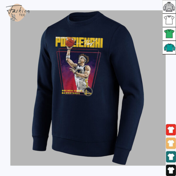 Brandin Podziemski Golden State Warriors basketball player premiere signature shirt