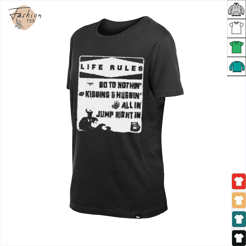 Brandon Davis Life Rules 90 To Nothin’ Kissing And Huggin’ All In Jump Right In T shirts Brandon Davis Life Rules 90 To Nothin’ Kissing And Huggin’ All In Jump Right In T shirts