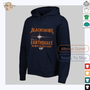 BreakingT Maroon Virginia Tech Hokies Blacksburg Earthquake T Shirt_7_11zon