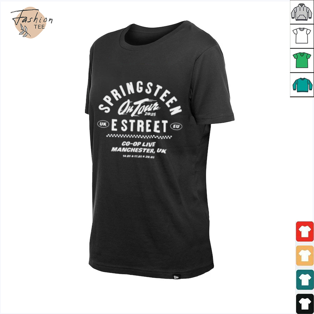 Bruce Springsteen On Tour 2025 Manchester UK T Shirt Bruce Springsteen On Tour 2025 Manchester UK T Shirt