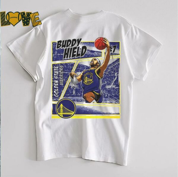 Buddy Hield Golden State Warriors basketball player comic signature shirt