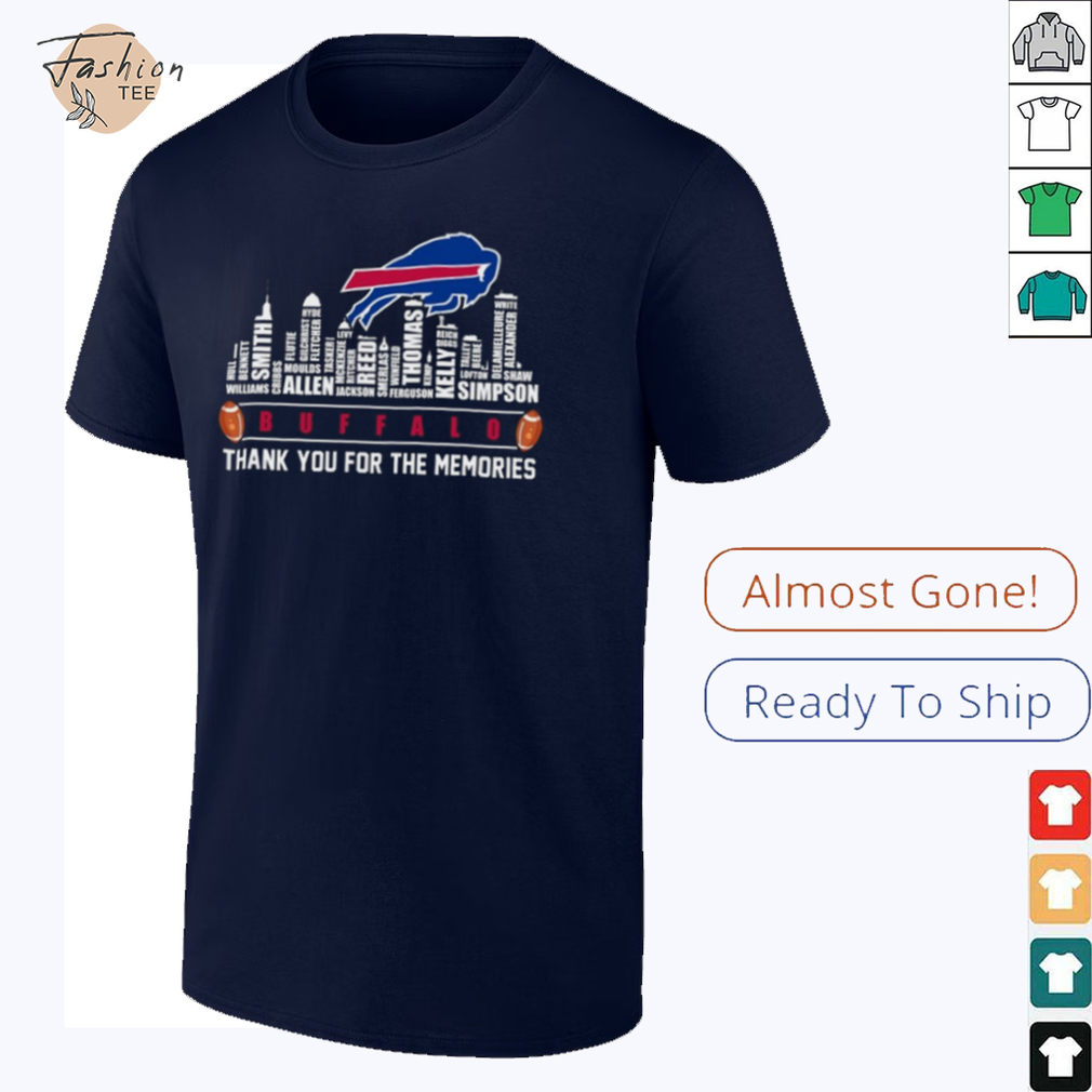Buffalo Bills Thank You For The Memories Unisex T Shirt Buffalo Bills Thank You For The Memories Unisex T Shirt
