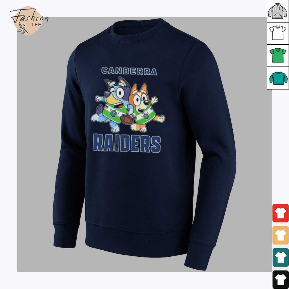 Canberra Raiders Bluey T Shirt Canberra Raiders Bluey T Shirt