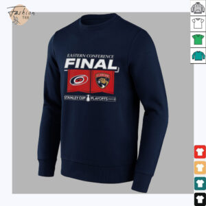 Carolina Hurricanes Vs Florida Panthers Matchup 2025 Eastern Conference Finals NHL Stanley Cup Playoffs 2025 Unisex T Shirt