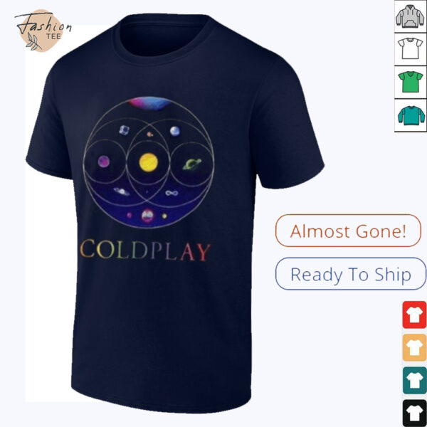 Coldplay Music of the Spheres Tour 2025 T Shirt