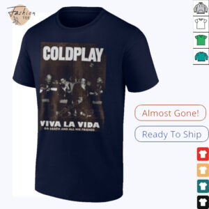 Coldplay Viva La Vida World Tour T Shirt