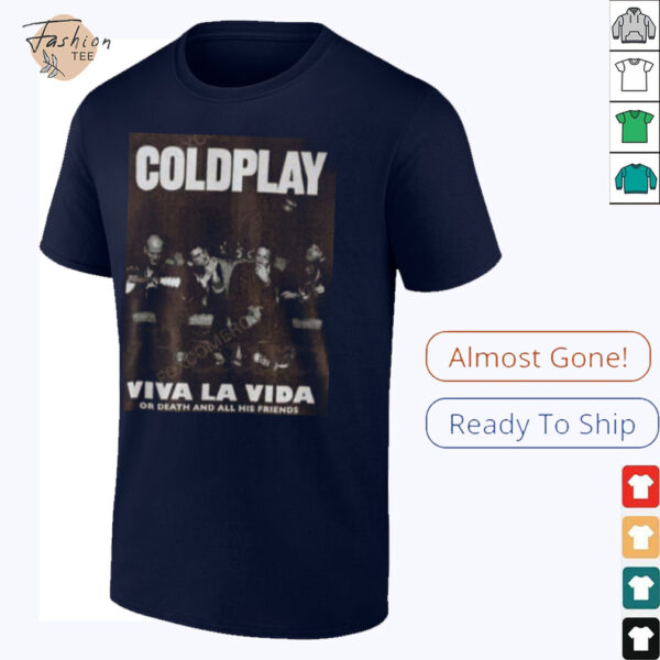 Coldplay Viva La Vida World Tour T Shirt