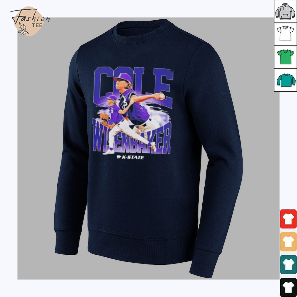 Cole Wisenbaker Kansas State Baseball Player Collage T Shirt Cole Wisenbaker Kansas State Baseball Player Collage T Shirt