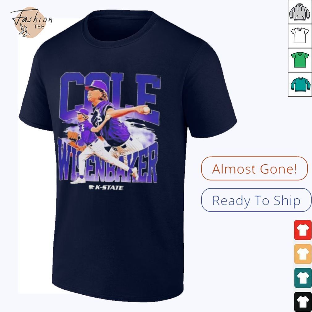 Cole Wisenbaker Kansas State Baseball Player Collage T Shirt Cole Wisenbaker Kansas State Baseball Player Collage T Shirt