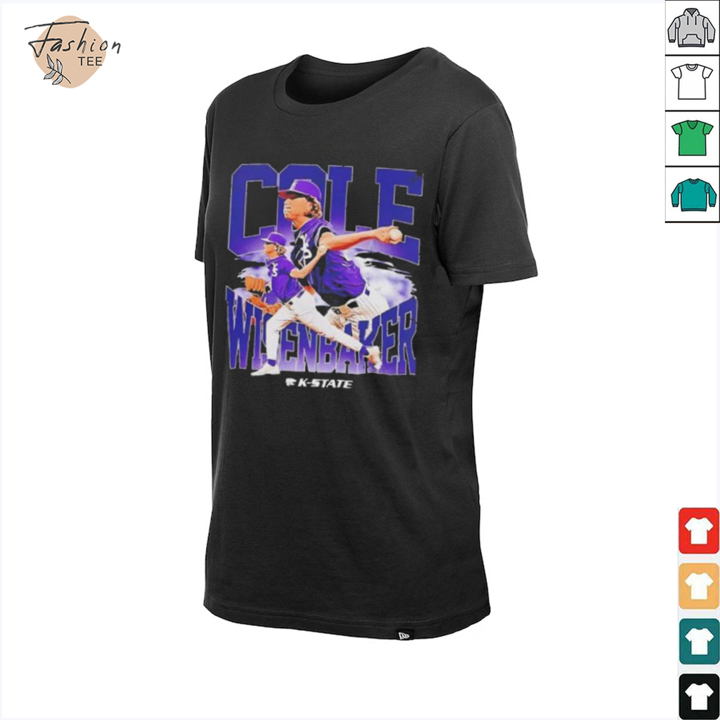 Cole Wisenbaker Kansas State Baseball Player Collage T Shirt Cole Wisenbaker Kansas State Baseball Player Collage T Shirt