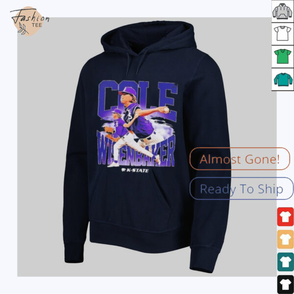 Cole Wisenbaker Kansas State Baseball Player Collage T Shirt