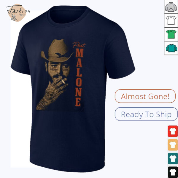 Cowboy Post Country Western Posty Rap Graphic Shirt