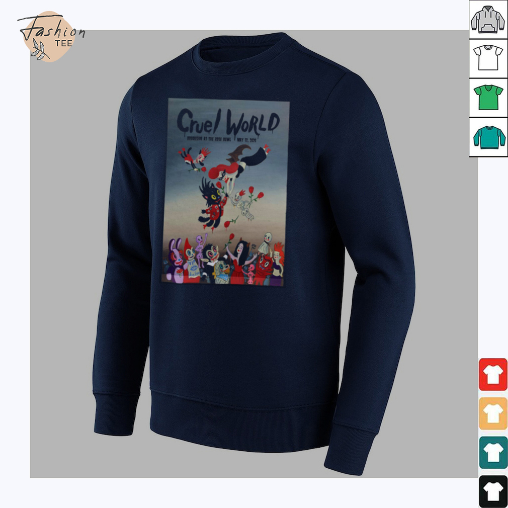 Cruel World Brookside Golf Course Pasadena CA May 17 2025 Tour Shirt Cruel World Brookside Golf Course Pasadena CA May 17 2025 Tour Shirt