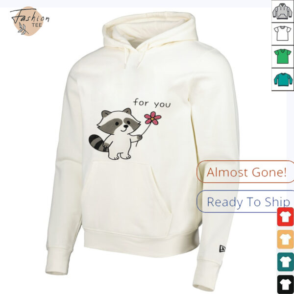 Cute Raccoon flower for you shirt