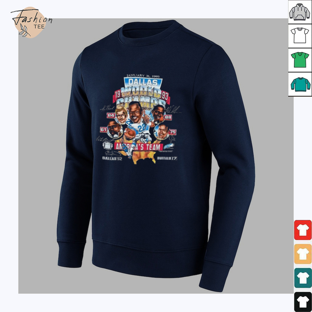 Dallas Cowboys World Champs 1993 NFL Football Team Super Bowl Big Head Shirt Dallas Cowboys World Champs 1993 NFL Football Team Super Bowl Big Head Shirt