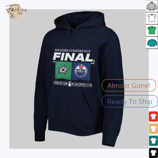 Dallas Stars Vs Edmonton Oilers Western Conference Final Stanley Cup Playoffs 2025 shirt