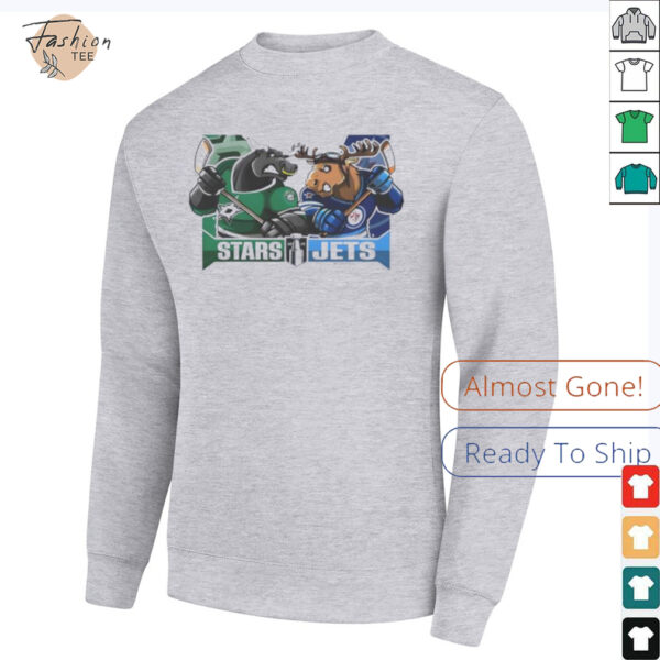 Dallas Stars Vs Winnipeg Jets 2025 2nd Round Matchups Western Conference Semi Finals Mascot shirt