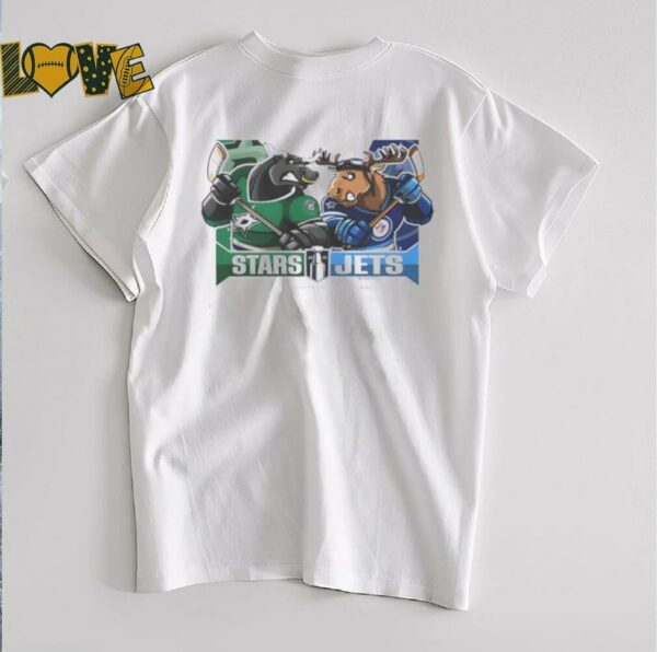 Dallas Stars Vs Winnipeg Jets 2025 2nd Round Matchups Western Conference Semi Finals Mascot shirt