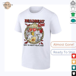 Deadbeat Dad See Ya Next Year, Kid T shirts