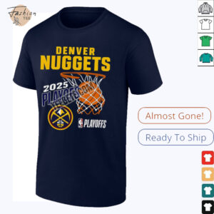 Denver Nuggets Nba Playoffs Official Postseason Basketball Shirt
