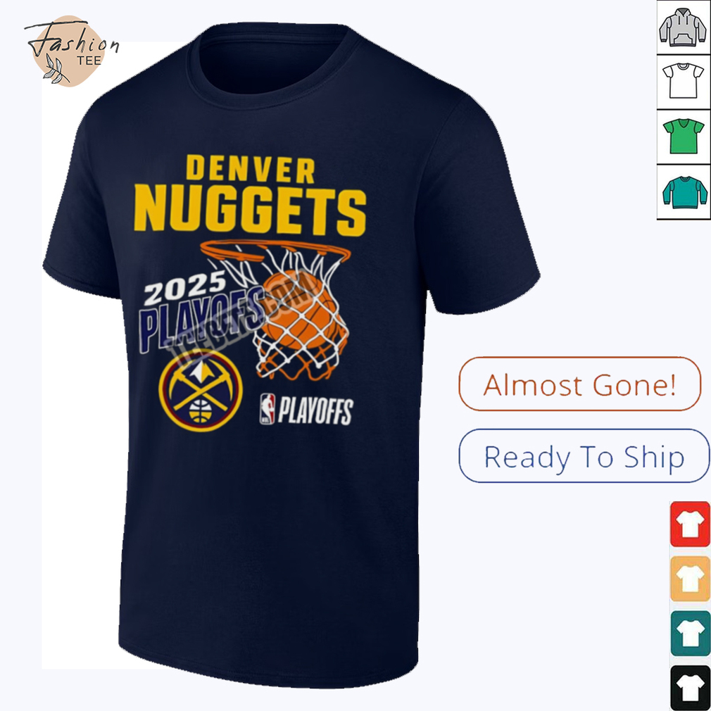 Denver Nuggets Nba Playoffs Official Postseason Basketball Shirt Denver Nuggets Nba Playoffs Official Postseason Basketball Shirt