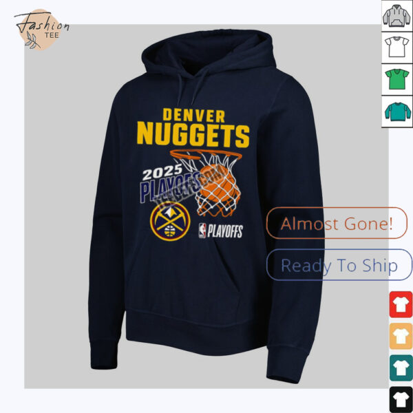 Denver Nuggets Nba Playoffs Official Postseason Basketball Shirt