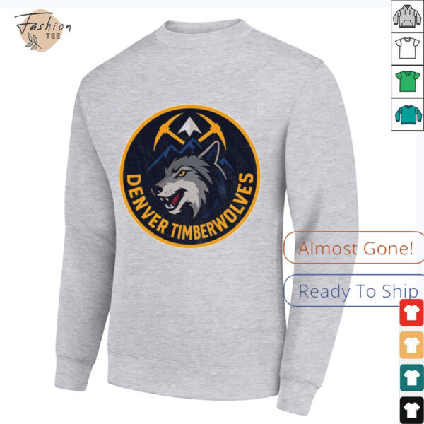 Denver Timberwolves funny NBA logo shirt