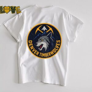 Denver Timberwolves funny NBA logo shirt